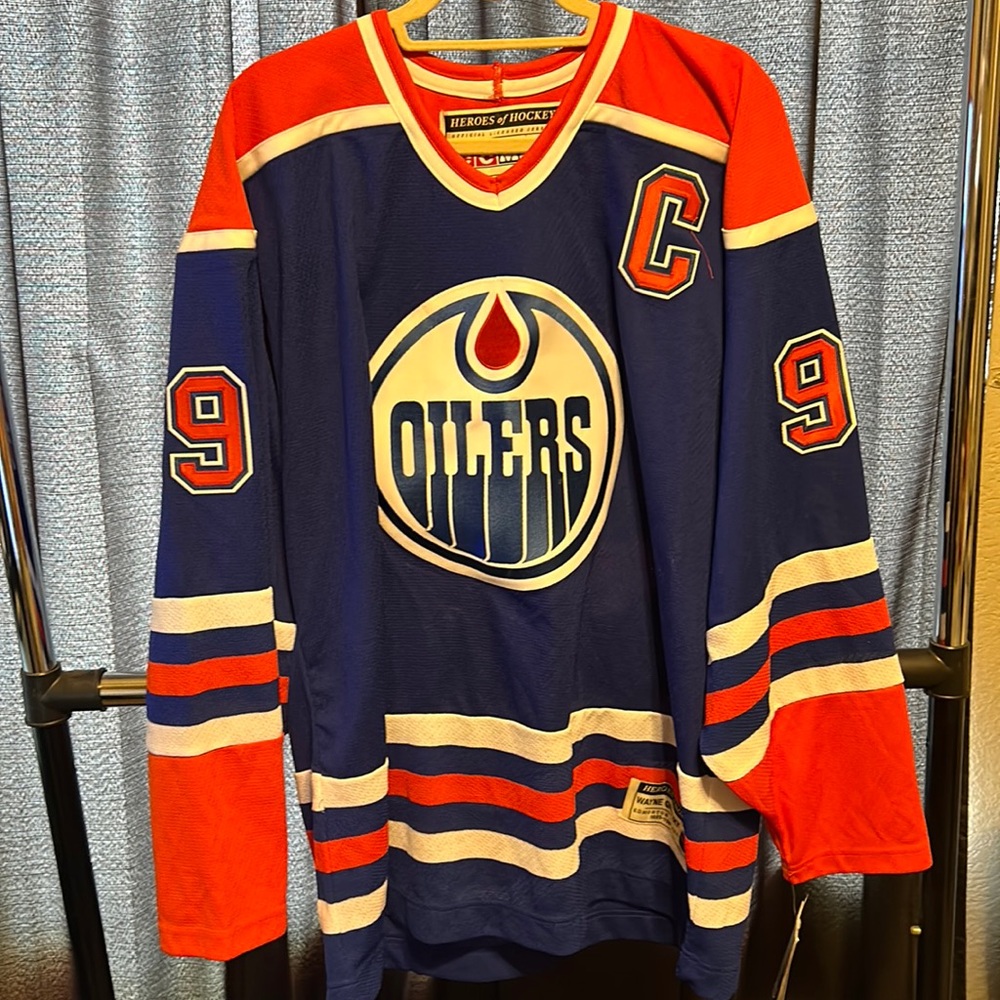 Wayne Gretzky Edmonton Oilers CCM Jersey National Hockey League Retro Throwback